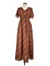Assorted Brands 100% Polyester Brown Casual Dress Size M - photo 1