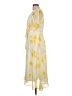 DKNY 100% Polyester Yellow Casual Dress Size 12 - photo 5