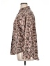 Apt. 9 100% Polyester Animal Print Brown Long Sleeve Blouse Size XL - photo 5