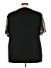 BLOOMCHIC 100% Polyester Black Short Sleeve Blouse Size 22 - 24 - photo 2