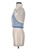 Honeyme Blue Sleeveless Blouse Size S - photo 5