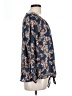 West Kei 100% Polyester Blue 3/4 Sleeve Blouse Size L - photo 4