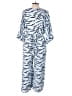 ASOS 100% Viscose Animal Print Blue Jumpsuit Size 10 - photo 2