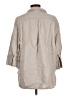 Zara Tan 3/4 Sleeve Button-Down Shirt Size L - photo 2