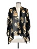 Forever 21 100% Polyester Black Kimono Size M - photo 1