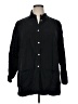 Valerie Stevens 100% Lyocell Black Long Sleeve Button-Down Shirt Size 16W - photo 1