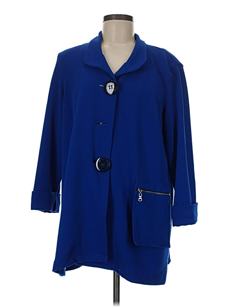 Pre-owned Ali Miles Coat In Blue