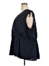 Lane Bryant 100% Polyester Blue Sleeveless Blouse Size 26 - 28 Plus - photo 5