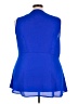Torrid Blue Sleeveless Blouse Size 3X Plus (3) - photo 2