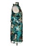 Kasper 100% Polyester Tropical Teal Cocktail Dress Size 16 - photo 4