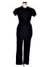 Monrow 100% Cotton Solid Black Jumpsuit Size XL - photo 1