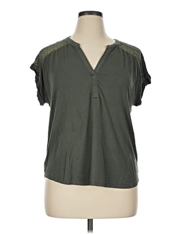 Cable & Gauge Short Sleeve Blouse (view 1)