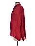 Maven West 100% Cupro Red Long Sleeve Blouse Size XS - photo 5