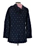 Talbots 100% Cotton Polka Dots Blue Raincoat Size XS - photo 2