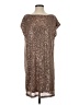 Mystree 100% Polyester Metallic Brown Cocktail Dress Size S - photo 1