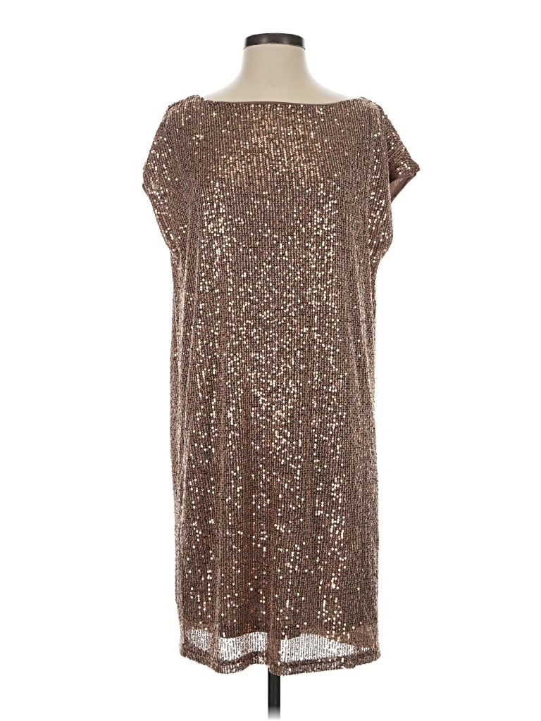 Pre-owned Mystree Cocktail Dress In Brown