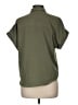 Como Vintage 100% Polyester Solid Green Short Sleeve Blouse Size M - photo 2