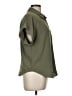Como Vintage 100% Polyester Solid Green Short Sleeve Blouse Size M - photo 4