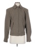 Zara 100% Polyester Houndstooth Brown Jacket Size XS - photo 1