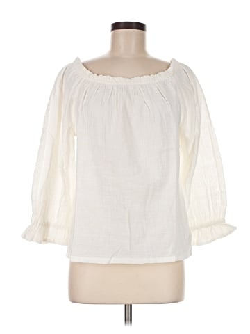 Lands' End 3/4 Sleeve Blouse (view 1)