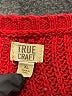 True Craft 100% Acrylic Solid Red Pullover Sweater Size XL - photo 7