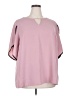 BLOOMCHIC 100% Polyester Pink Short Sleeve Blouse Size 18 - 20 - photo 1