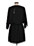 Krisa 100% Polyester Solid Black Casual Dress Size L - photo 2