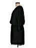 Krisa 100% Polyester Solid Black Casual Dress Size L - photo 5