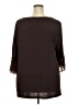 Love U Dear Brown 3/4 Sleeve Blouse Size XXL - photo 2