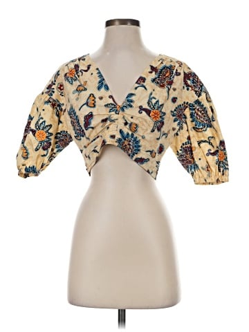 A.L.C. 3/4 Sleeve Blouse (view 1)