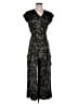 Habitual 100% Rayon Camo Black Green Jumpsuit Size 16 - photo 1