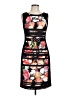 Joseph Ribkoff Graphic Black Cocktail Dress Size 10 - photo 1