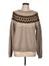 Weatherproof Chevron-herringbone Tan Pullover Sweater Size L - photo 1