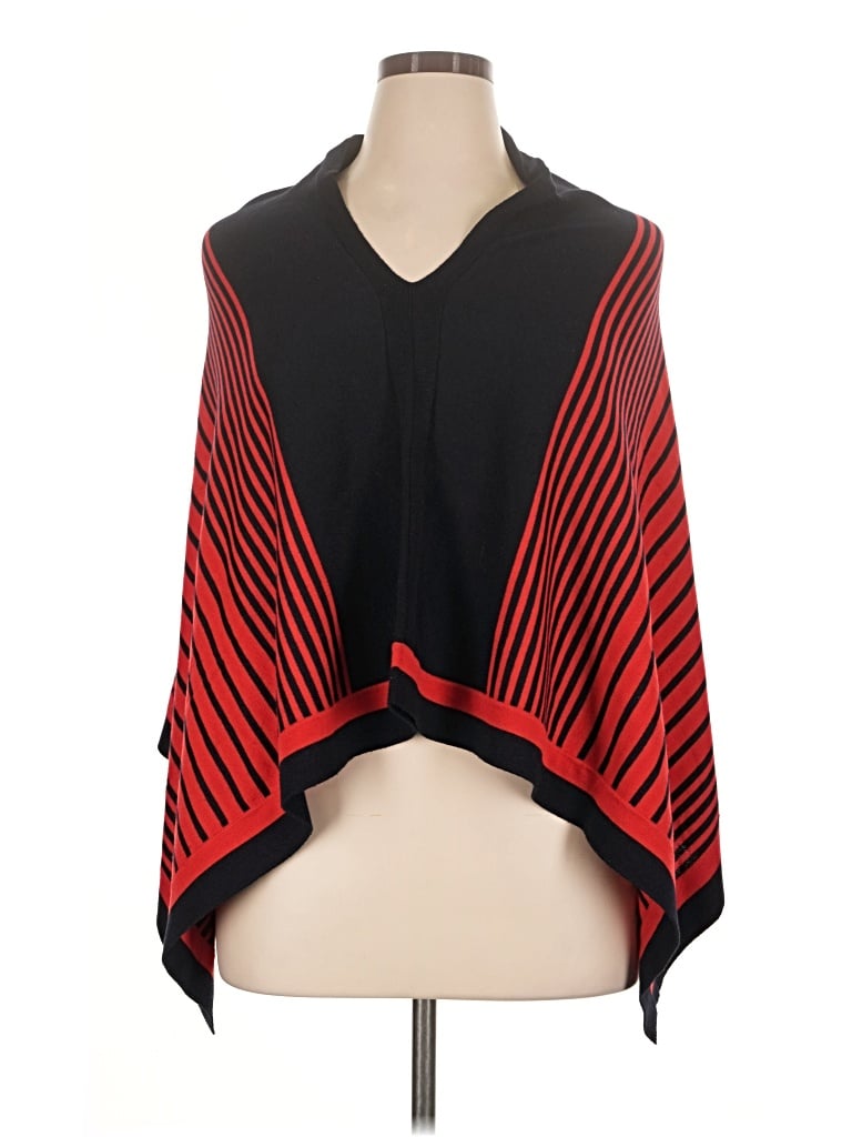 Pre-owned Talbots Poncho In Red