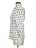 Freebird 100% Polyester Animal Print Ivory Long Sleeve Blouse Size M - photo 5