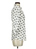 Freebird 100% Polyester Animal Print Ivory Long Sleeve Blouse Size M - photo 4