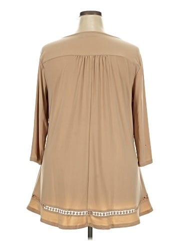 Nina Leonard 3/4 Sleeve Blouse (view 2)