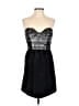 Tibi Metallic Black Cocktail Dress Size 8 - photo 1