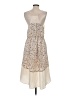 BCBGeneration 100% Polyester Stars Tan Cocktail Dress Size S - photo 2