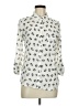 Freebird 100% Polyester Animal Print Ivory 3/4 Sleeve Blouse Size M - photo 1