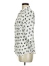 Freebird 100% Polyester Animal Print Ivory 3/4 Sleeve Blouse Size M - photo 5