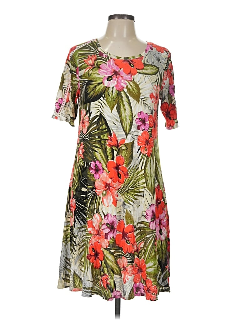 Pre-owned Spense Casual Dress In Gray