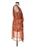 Ronen Chen Paisley Orange Cocktail Dress Size (0) - photo 4
