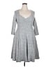 Torrid Chevron-herringbone Gray Casual Dress Size 2X (2) - photo 1