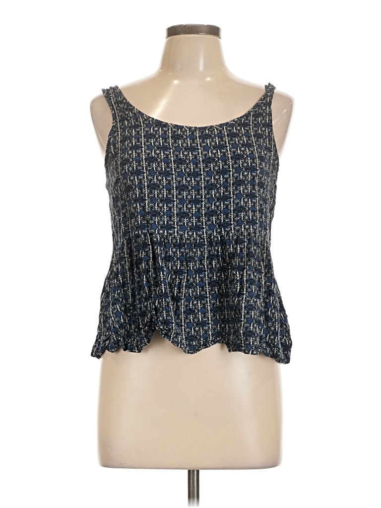 Pre-owned Forever 21 Sleeveless Blouse In Blue