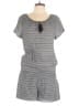 Soft Joie 100% Cotton Houndstooth Gray Romper Size L - photo 1