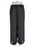Max Studio 100% Polyester Paisley Black Casual Pants Size XL - photo 2