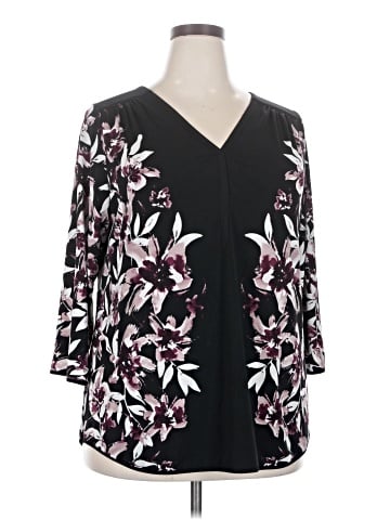 Alfani 3/4 Sleeve Blouse (view 1)
