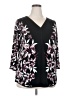 Alfani Black 3/4 Sleeve Blouse Size 2X - photo 1