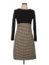 Assorted Brands Houndstooth Black Casual Dress Size EU 42 / US 12 - photo 1
